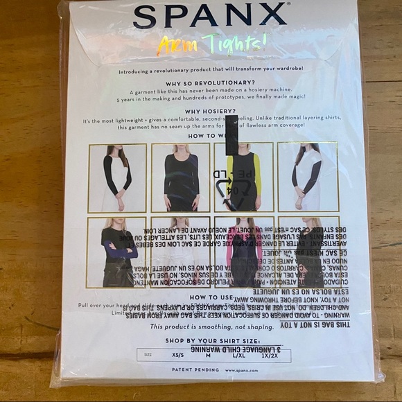 NWT XLarge/Large SPANX Arm Tights Layering Piece - Picture 6 of 6